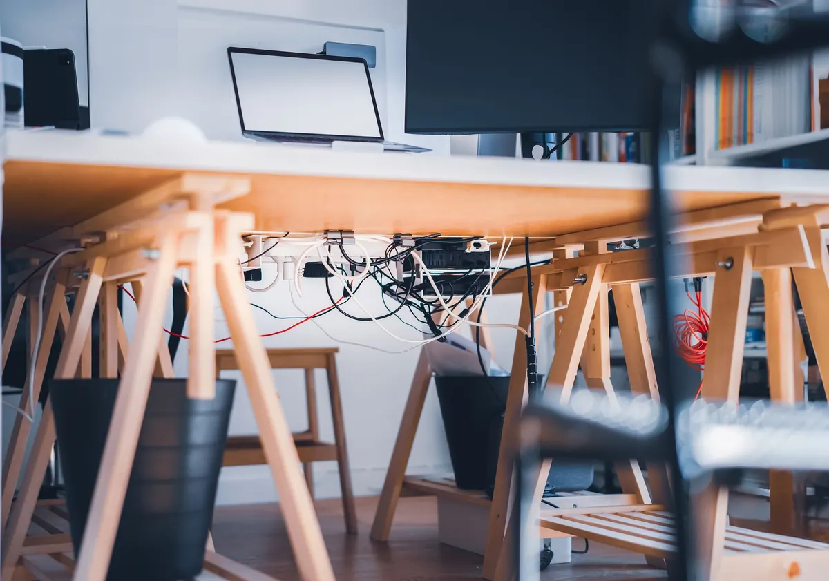 How to Organise Cables and Chargers Without Hiding Your Desk Decor